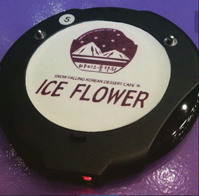 Ice Flower Logo - Ice Flower Snow Falling Korean Dessert. iana.x.sandrita