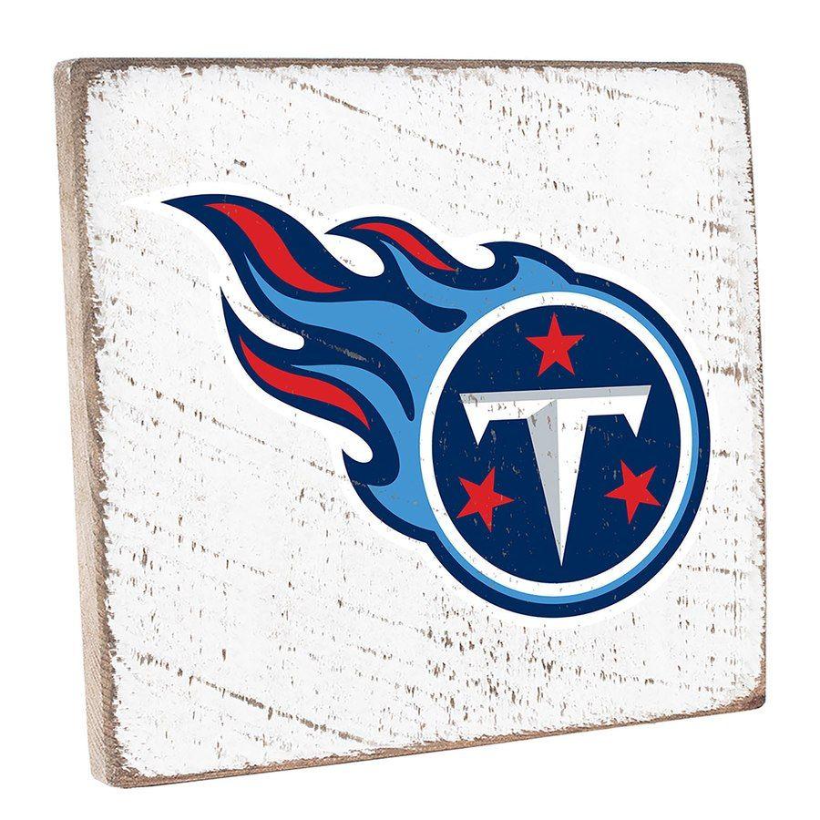 Blue and White Square w Logo - Tennessee Titans 12