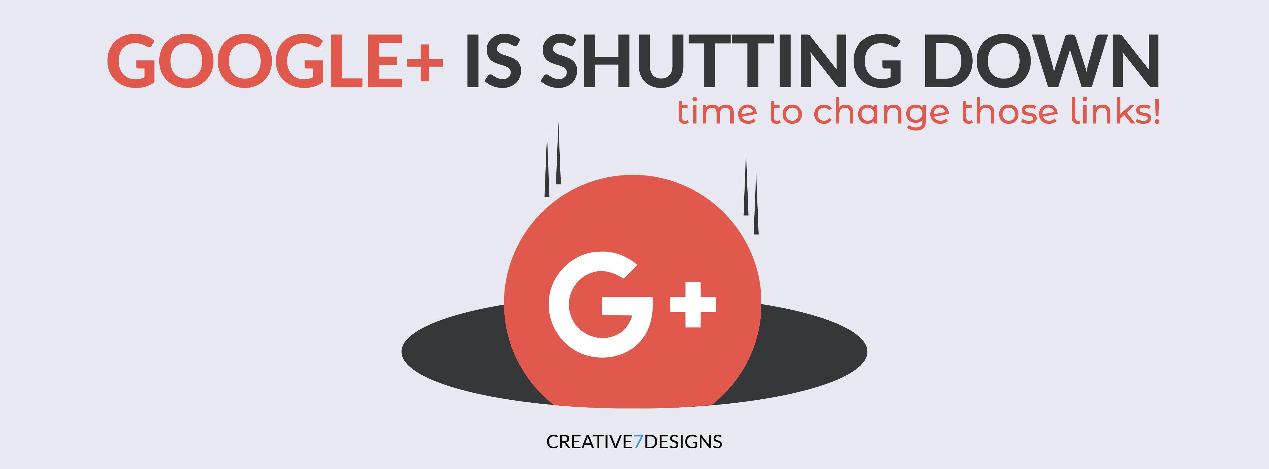 Link with Google Plus Logo - Google Plus Is Shutting Down - Time To Change Those Links! | Marketing