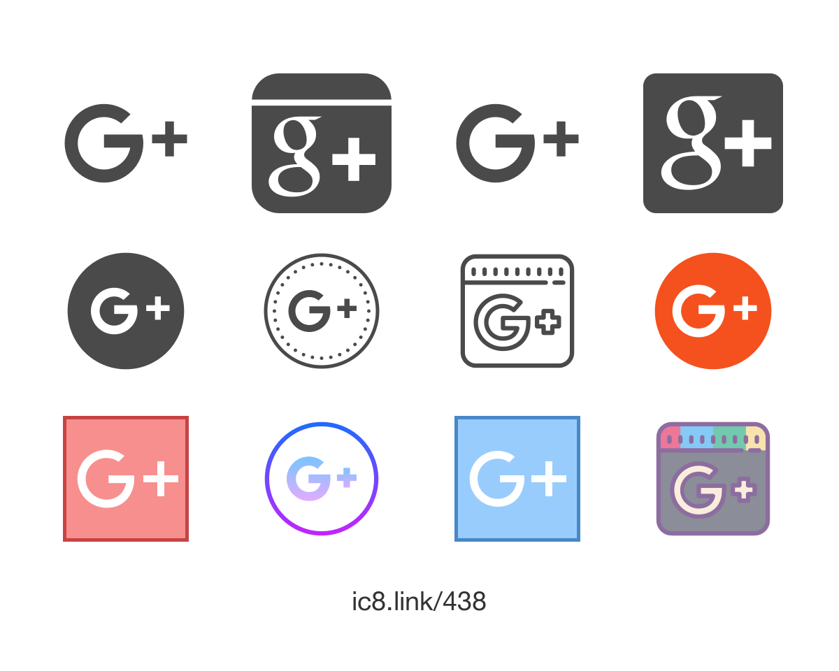 Link with Google Plus Logo - Google Plus Icon - free download, PNG and vector