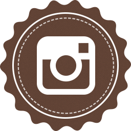 Instagram Custom Logo - Instagram Icon. Vintage Social Iconet