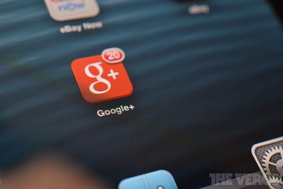Link with Google Plus Logo - Google+ profile links have started disappearing from Google - The Verge