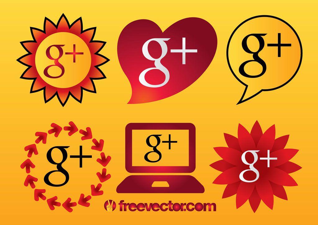 Link with Google Plus Logo - Google Plus Icons Vector Art & Graphics | freevector.com