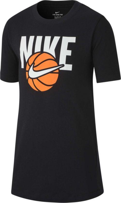 Fun Basketball Logo - Nike Boys' Sportswear Basketball Logo Graphic T-Shirt | DICK'S ...