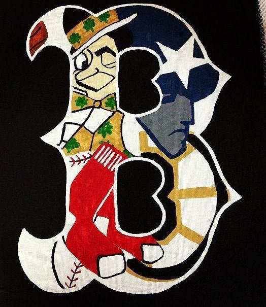 Boston Celtics / Red Sox clover B logo & Boston Pro Teams Mashup Logo -  Concepts