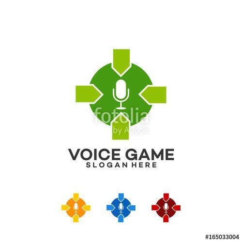 Voice Recording Logo - Voice Recording Logo, Voice Control logo, Voice Game Logo template ...