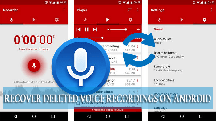 Voice Recording Logo - How to Recover Deleted Voice Recordings On Android