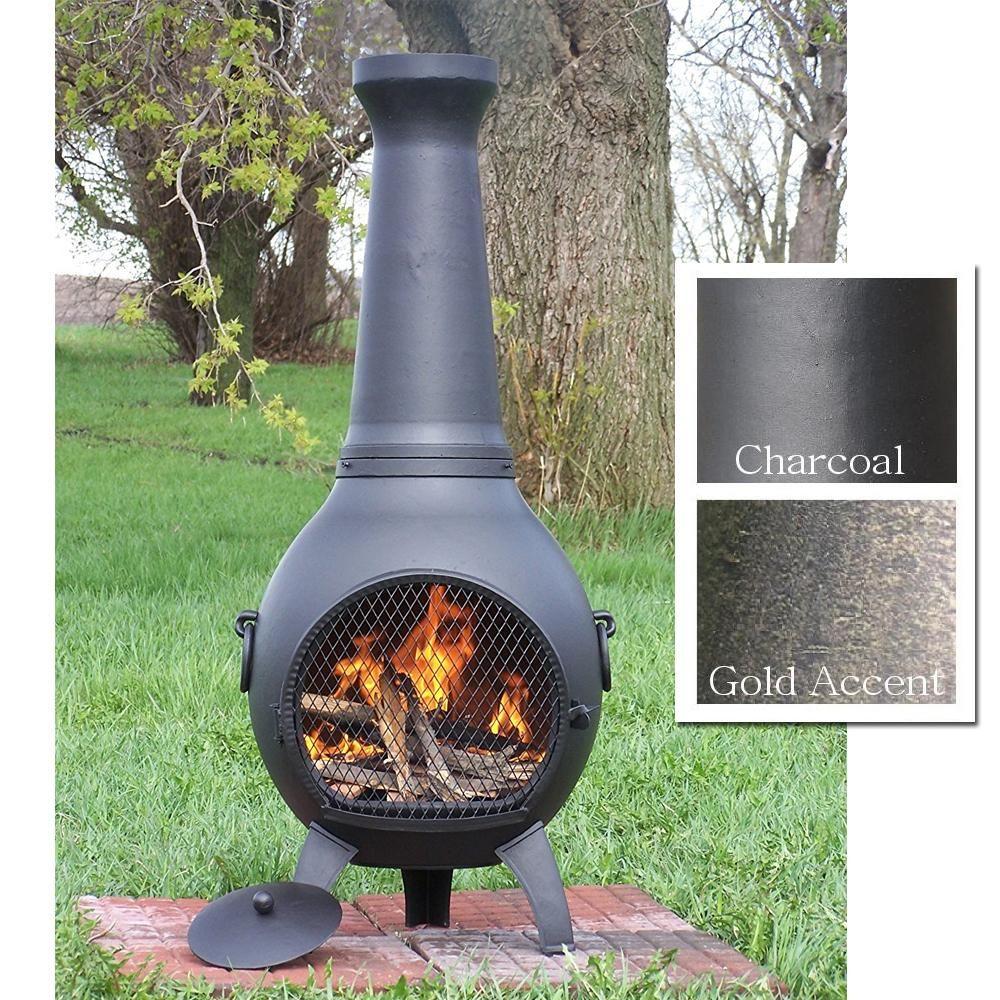 Companies with a Blue Rooster Logo - The Blue Rooster Prairie Chiminea – Soothing Company