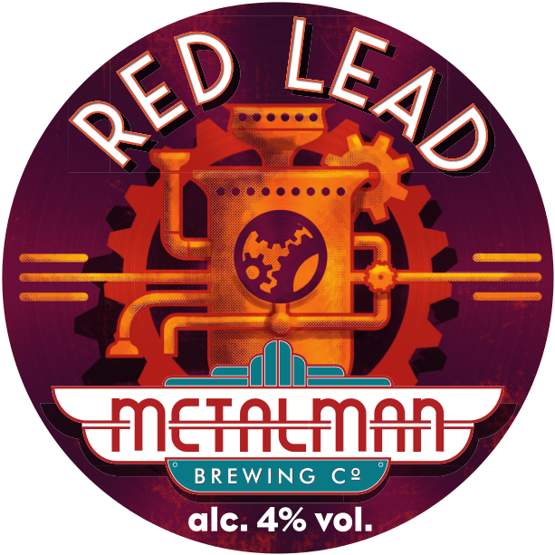 Red Lead Logo - Red Lead, Metalman Brewing Co. - Metalman Brewing Co. | Metalman ...