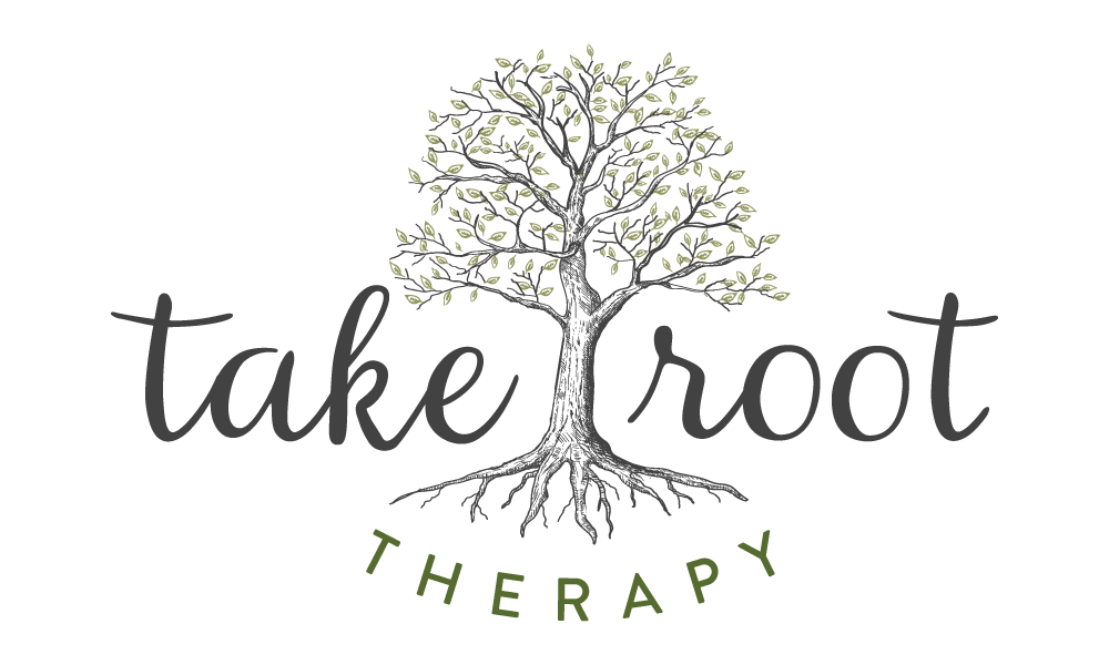 Black Tree with Roots Logo - Take Root Therapy Therapists — Take Root Therapy