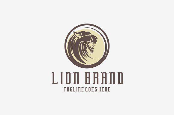 Lion Brand Logo - Lion Brand Logo Logo Templates Creative Market