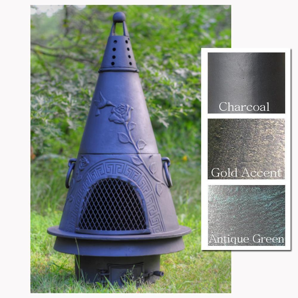 Companies with a Blue Rooster Logo - The Blue Rooster Garden Chiminea – Soothing Company