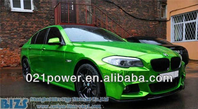 Orange and Green Car Logo - High Quality Chrome Green Car Wrap Vinyl /green Chrome Vinyl (air ...