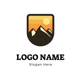Simple Mountain Logo - Free Mountain Logo Designs | DesignEvo Logo Maker