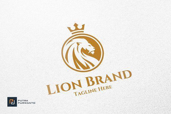 Lion Brand Logo - Lion Brand - Logo Template ~ Logo Templates ~ Creative Market
