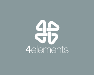 4 Elements Logo - elements Designed