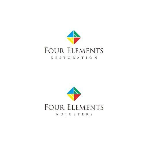 4 Elements Logo - Four Elements Restoration & Four Elements Adjusters. Logo & brand