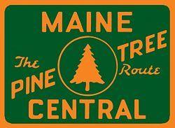 Pine Tree Maine Logo - Maine Central Railroad Company