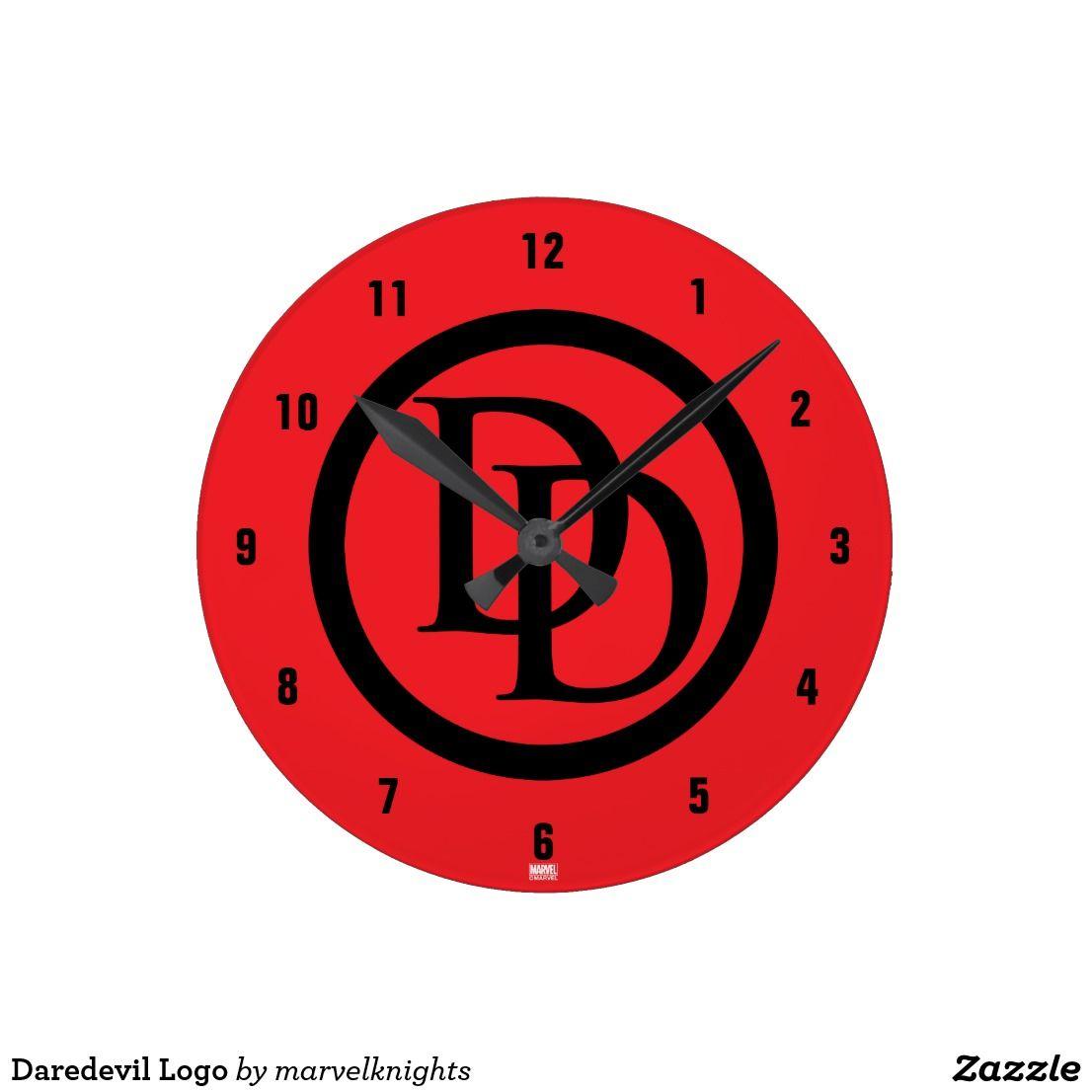 Grab Round Logo - Daredevil Logo Round Clock in 2018 | Daredevil | Daredevil ...