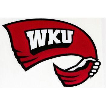 WKU Logo - WKU TOWEL LOGO CAR DECAL 3.5 ACCESSORIES