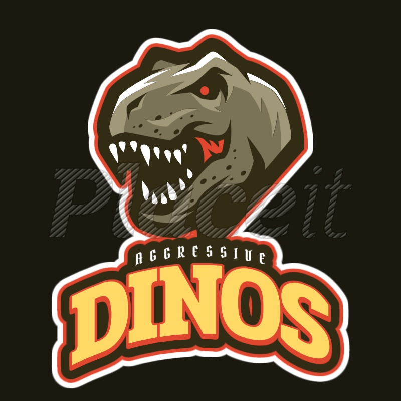 Dinosaurs Logo - Dangerous Dinosaurs Sports Logo Maker 21c