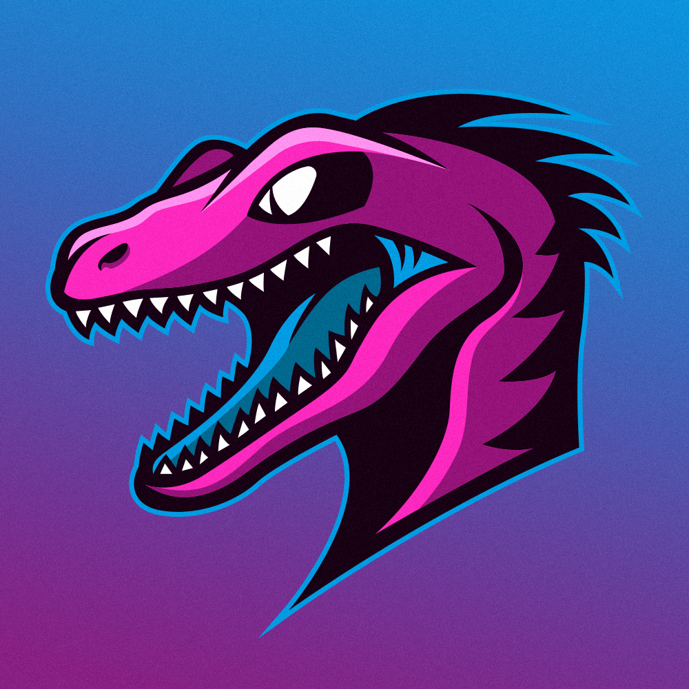 Dinosuar Logo - Dinosaur Logo on Behance | mascot logos | Logos, Esports logo ...