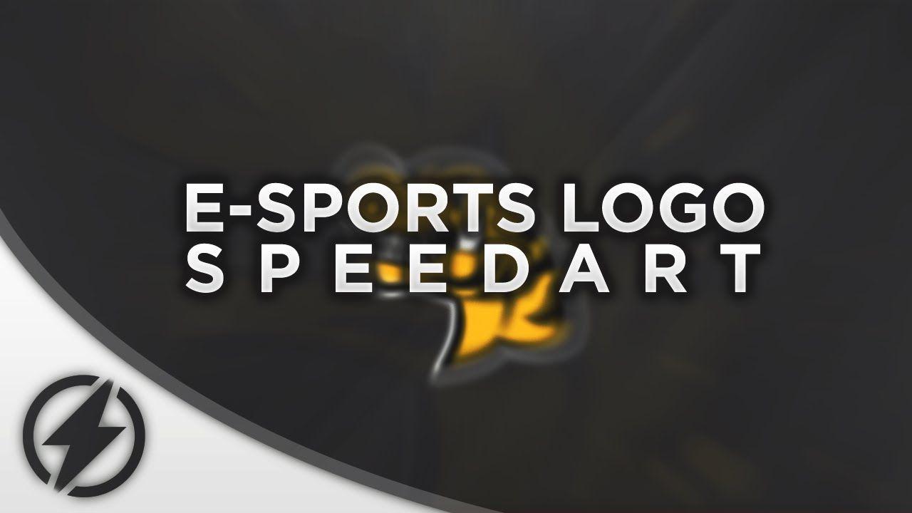 Dinosaur Sports Logo - Visual3k #DOTM // E Sports Logo Speedart // Dinosaur Mascot