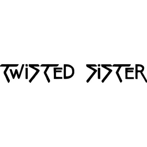Twisted Sister Logo - Twisted Sister Band Logo Decal Sticker SISTER BAND LOGO