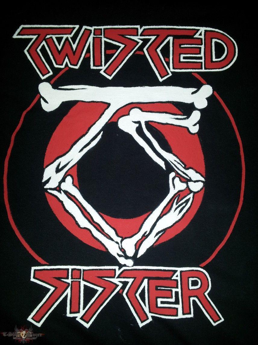 Twisted Sister Logo - Twisted Sister DIY hoodie | TShirtSlayer TShirt and BattleJacket Gallery