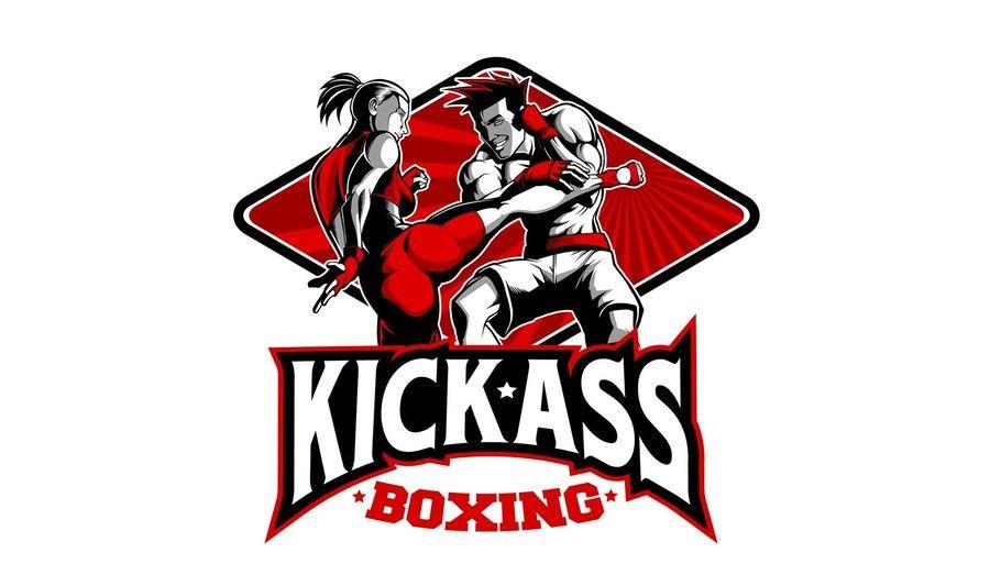 Boxing Logo - Powerful, cool, illustrative logo for Kick Ass Boxing | Logo design ...