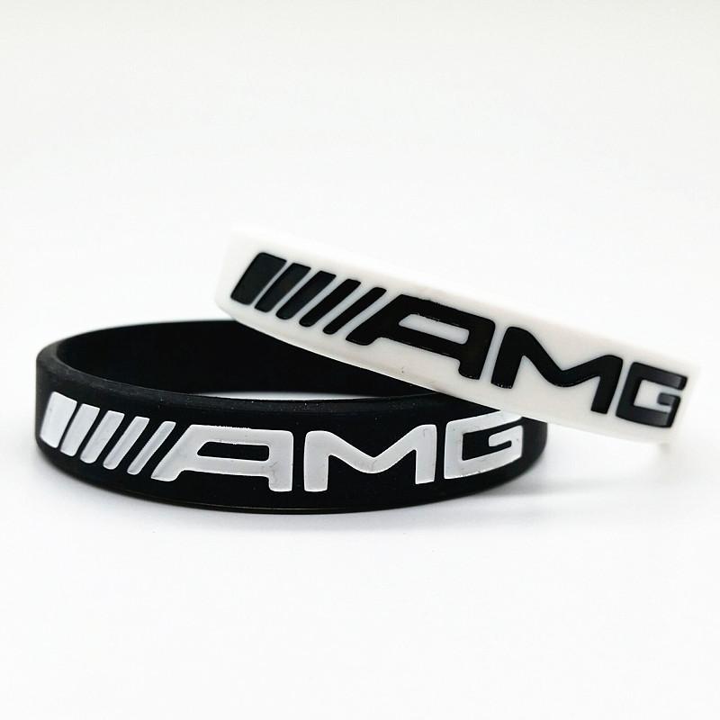 Mercedes AMG Logo - AMG Logo Silicone Bracelet For Mercedes Benz Club Fans M Power
