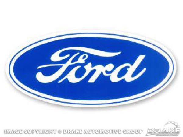 All Blue Oval Logo - Mustang Spare Parts Ford Blue Oval Decal