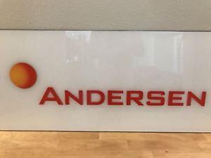 Arthur Andersen Logo - Arthur Andersen Sign from Atlanta CPA Firm Office Signage Business