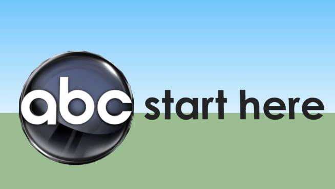 Blue ABC Logo - ABC Start Here logo | 3D Warehouse