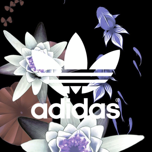 Adidas Flower Logo - Shoes adidas logo adidas GIF on GIFER