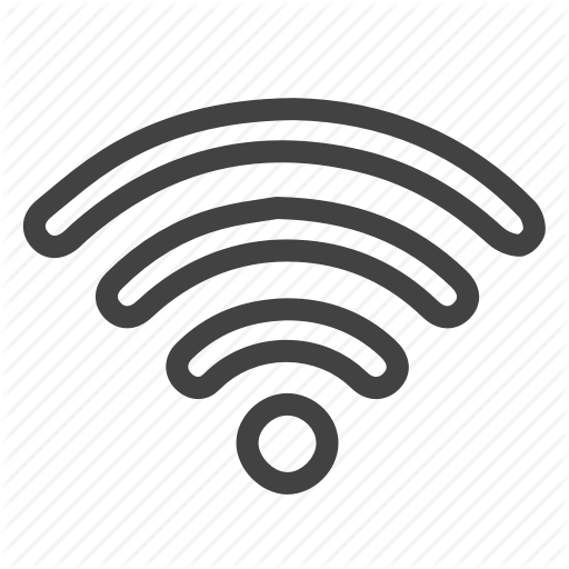 White WiFi Logo - Internet, network, signal, wifi, wireless icon