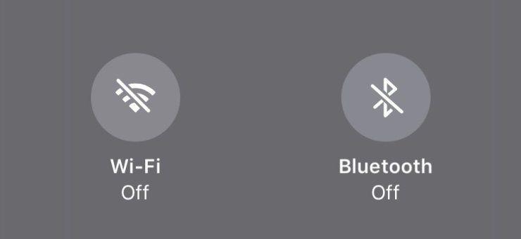 White WiFi Logo - What Do The Bluetooth & WiFi Symbols Mean in the iPhone Control Center