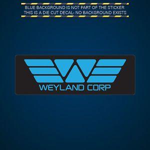 Multicolor Corp Logo - 2x) Prometheus Weyland Corp Sticker Multicolor Decal Weyland Yutani