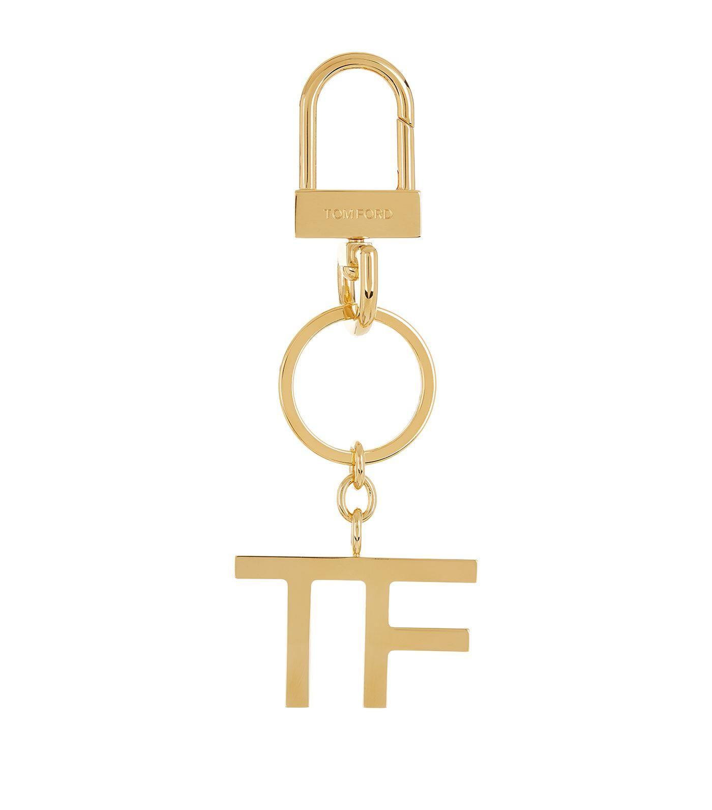 Tom Ford Logo - Tom Ford Logo Keyring In Gold