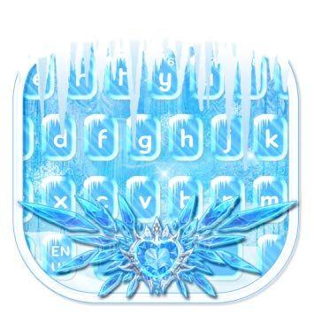 Blue Frost Logo - Blue Frost Snowflake keyboard Theme: Appstore for Android