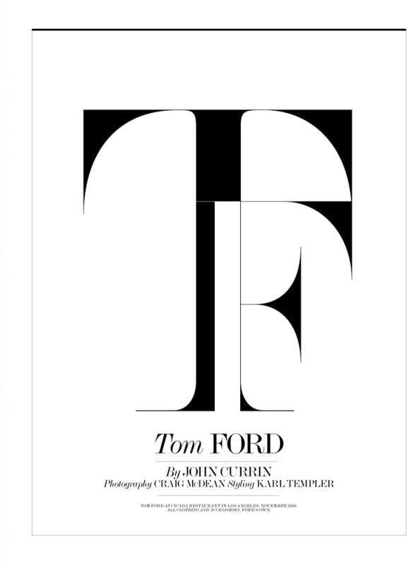Tom Ford Logo - Tom Ford | Logo | Typography, Typography design, Typography layout
