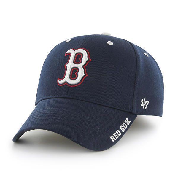 Blue Frost Logo - 47 BRAND Boston Red Sox Navy Blue Frost Structured Adjustable Hat | eBay