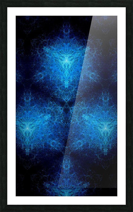 Blue Frost Logo - Blue Frost kaleidoscope - Jer A Lyman Canvas