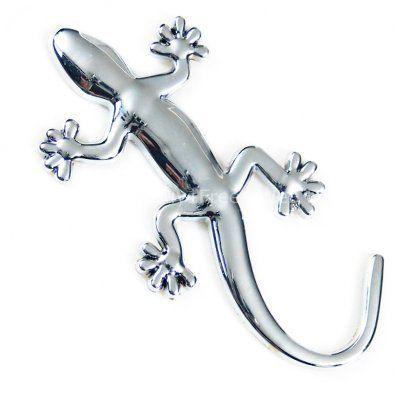 Lizard Car Logo - Lizard Prank Chrome 3D Metal Chrome Badge Car Decal Logo Trunk Side