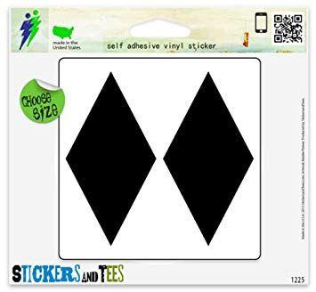 Double Black Diamond Logo - Amazon.com: Double Black Diamond Ski Vinyl Car Bumper Window Sticker ...