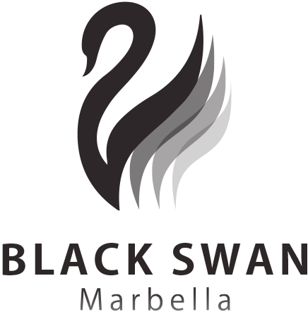 Black Swan Logo - Black Swan Marbella International estate project development