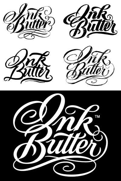 All-Black Lettering Logo - Inspiring Examples of Custom Lettering Logo Designs
