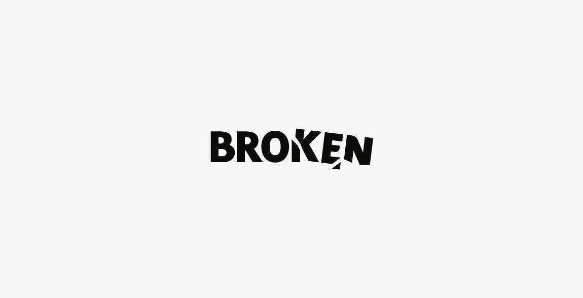 Broken Logo - broken | LogoMoose - Logo Inspiration