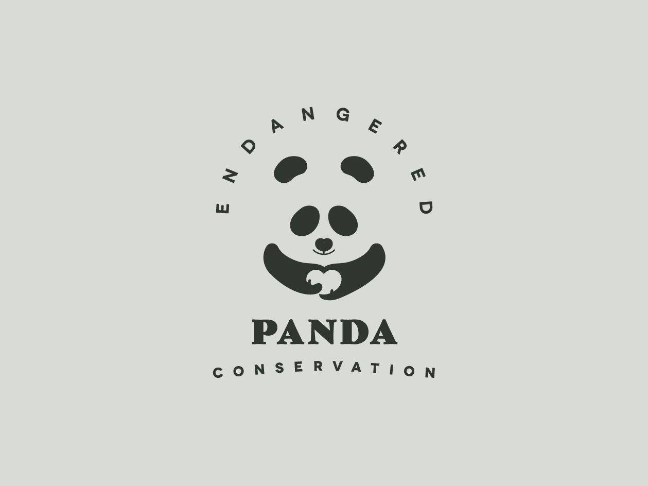 Conservation Logo - Endangered Panda Conservation Logo. by Tania Orozco | Dribbble ...