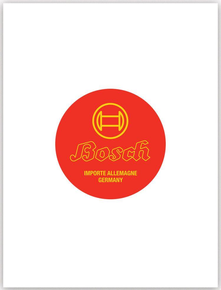 Vintage Bosch Logo - The Air Factor-Shop Bosch Vintage Battery Decal